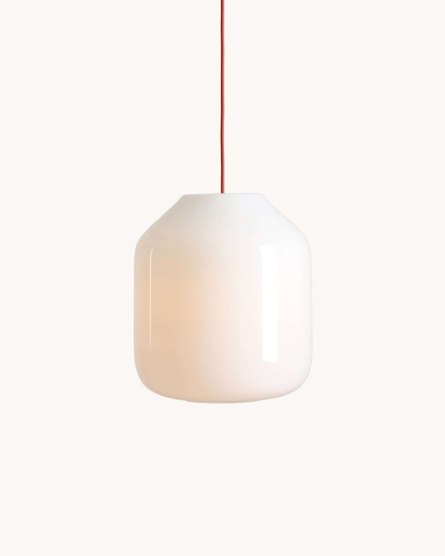 Lampada a sospensione in metallo e vetro Flask