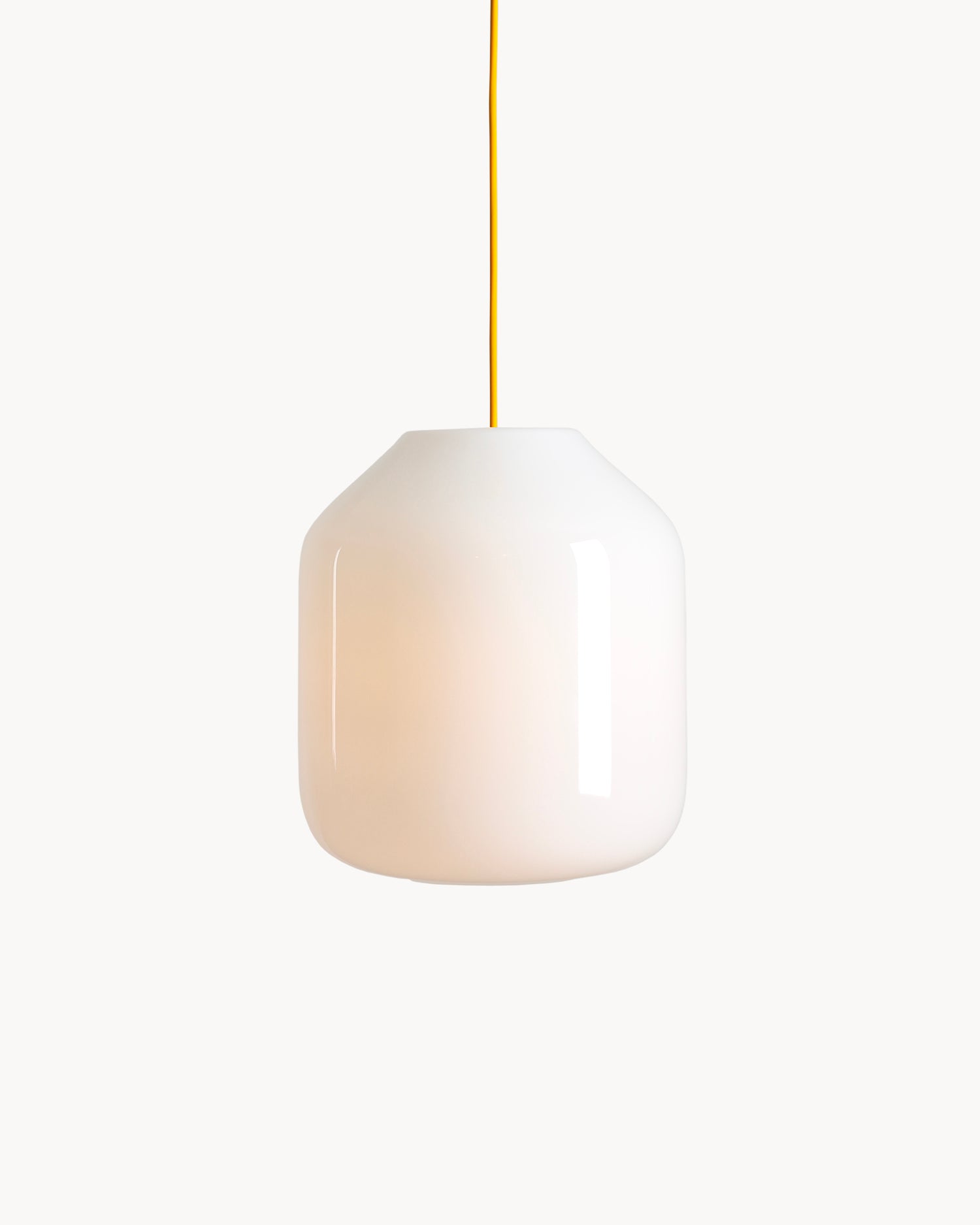 Lampada a sospensione in metallo e vetro Flask