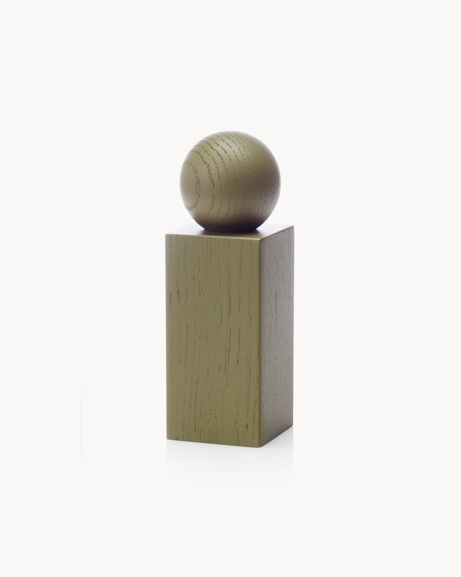 Macinaspezie in legno TWIST, verde oliva