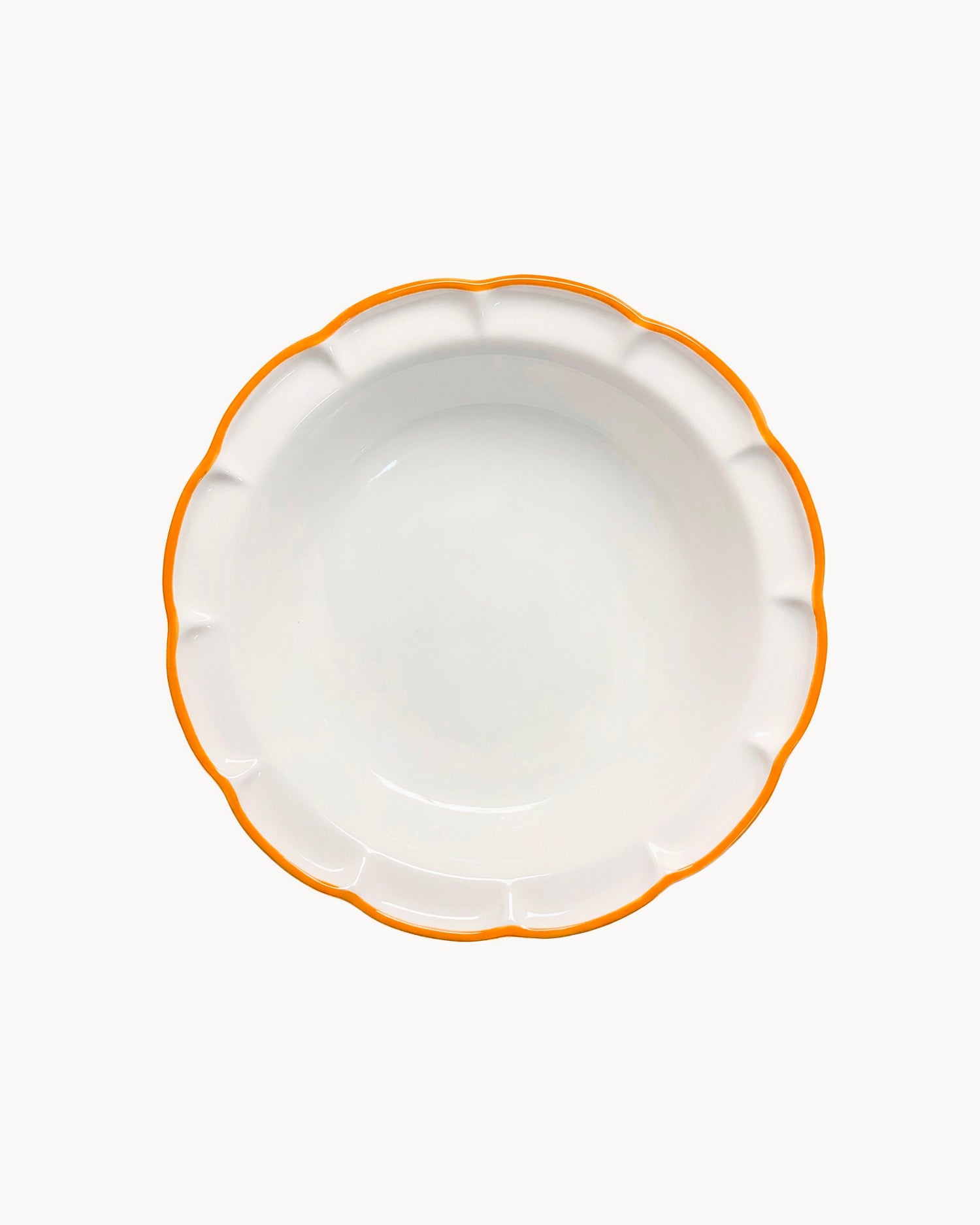 Set 6 piatti fondi in ceramica realizzati a mano Filo