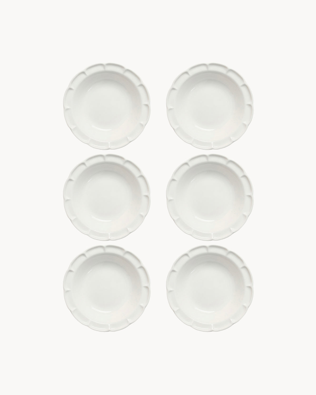 Set 6 piatti fondi in ceramica realizzati a mano Dolcevita - Ceramica