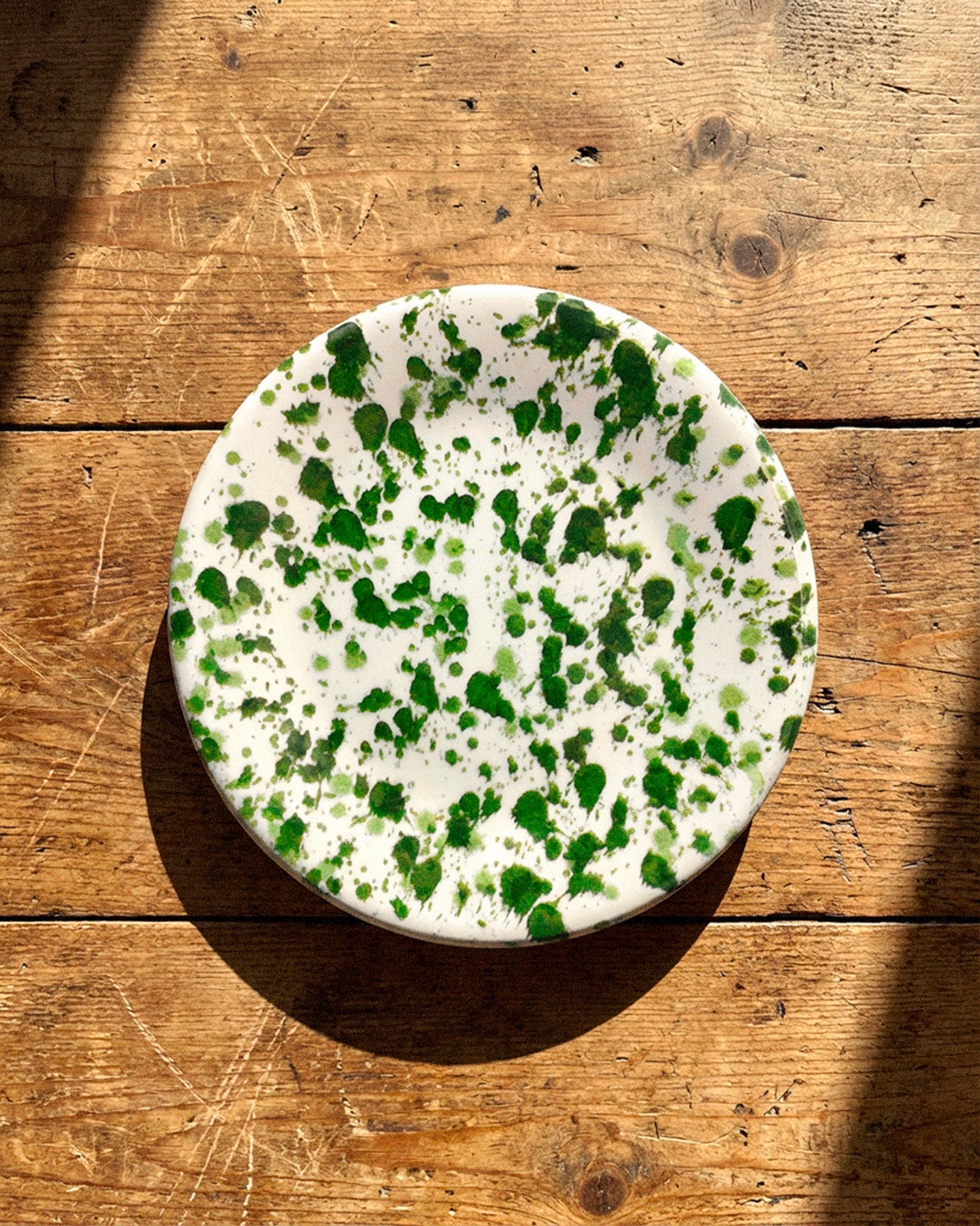 Set 6 piatti piani in ceramica realizzati a mano Impulso