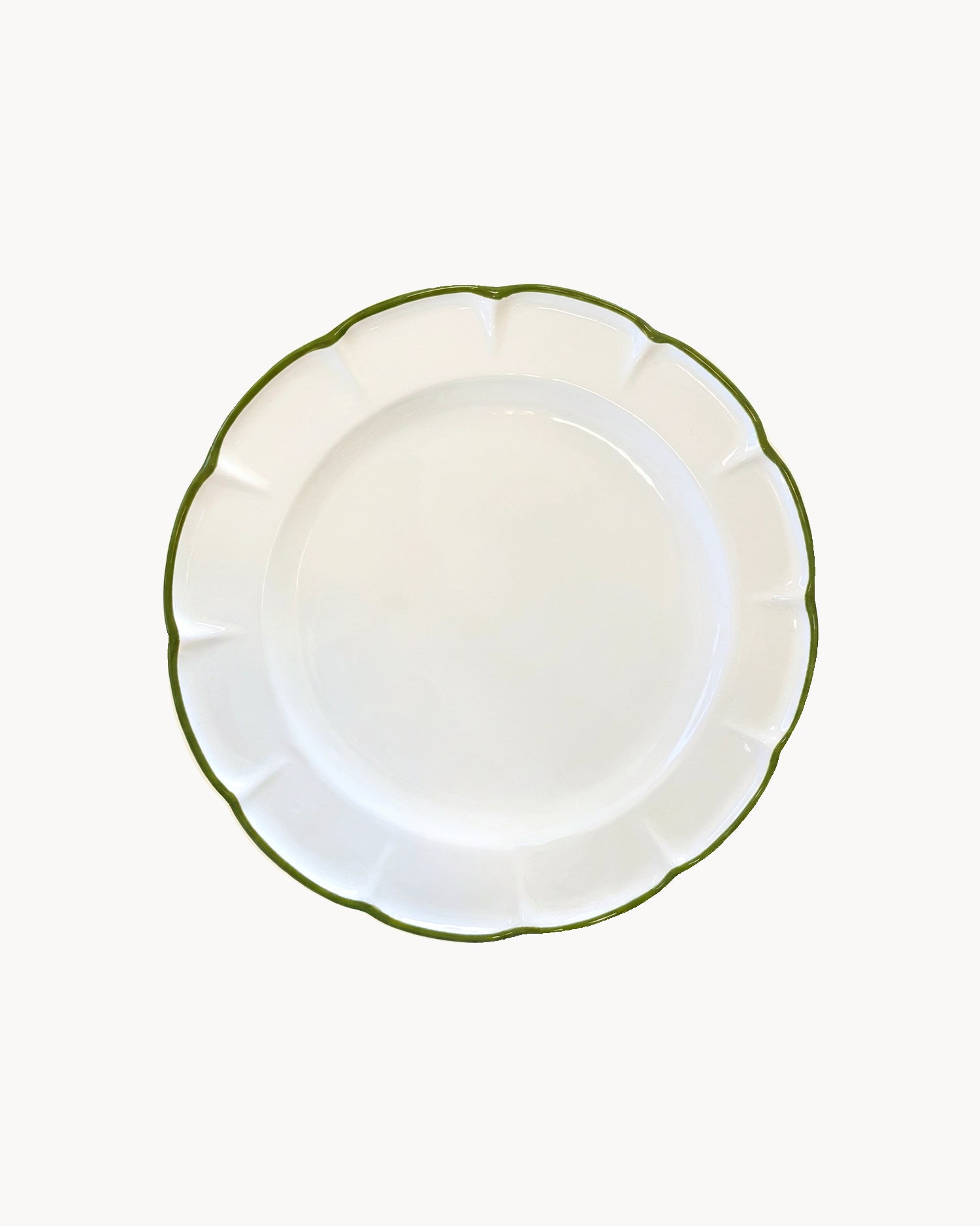 Set 6 piatti da dessert in ceramica realizzati a mano Filo