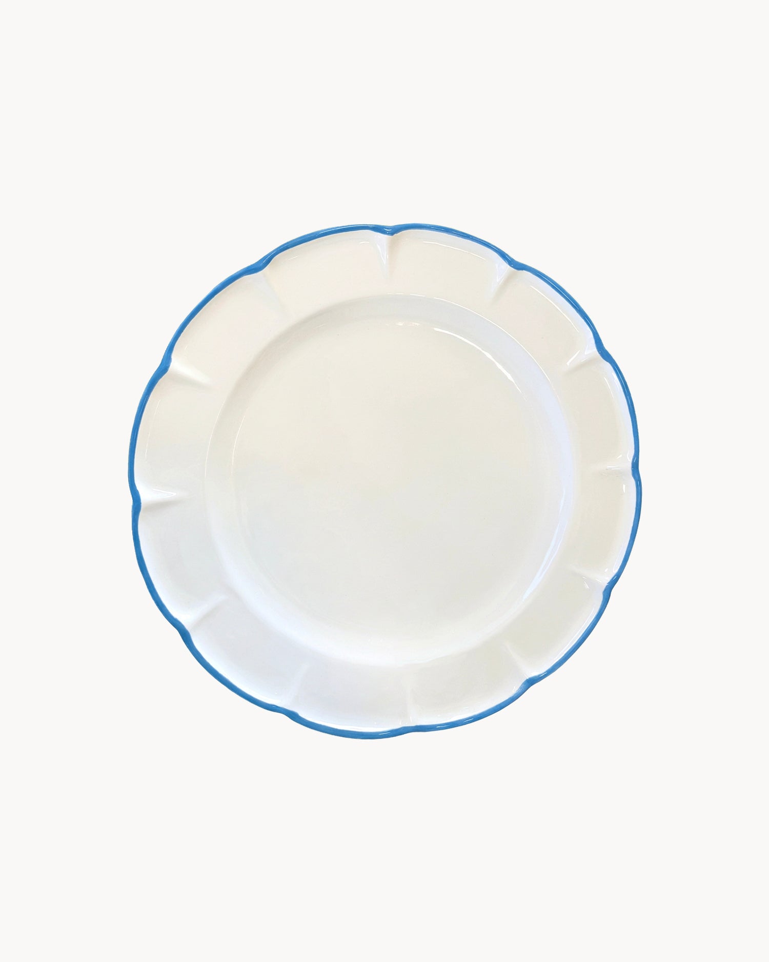 Set 6 piatti da dessert in ceramica realizzati a mano Filo