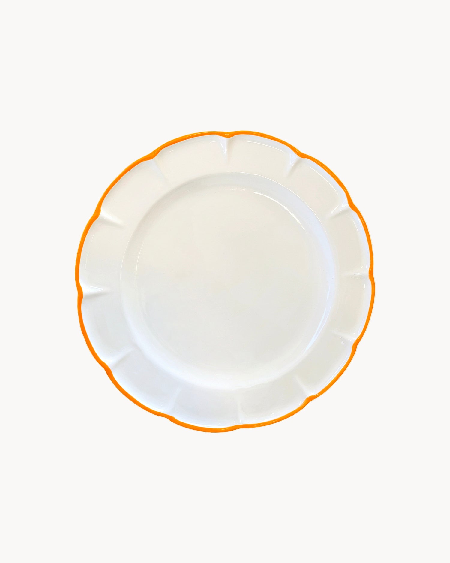 Set 6 piatti da dessert in ceramica realizzati a mano Filo