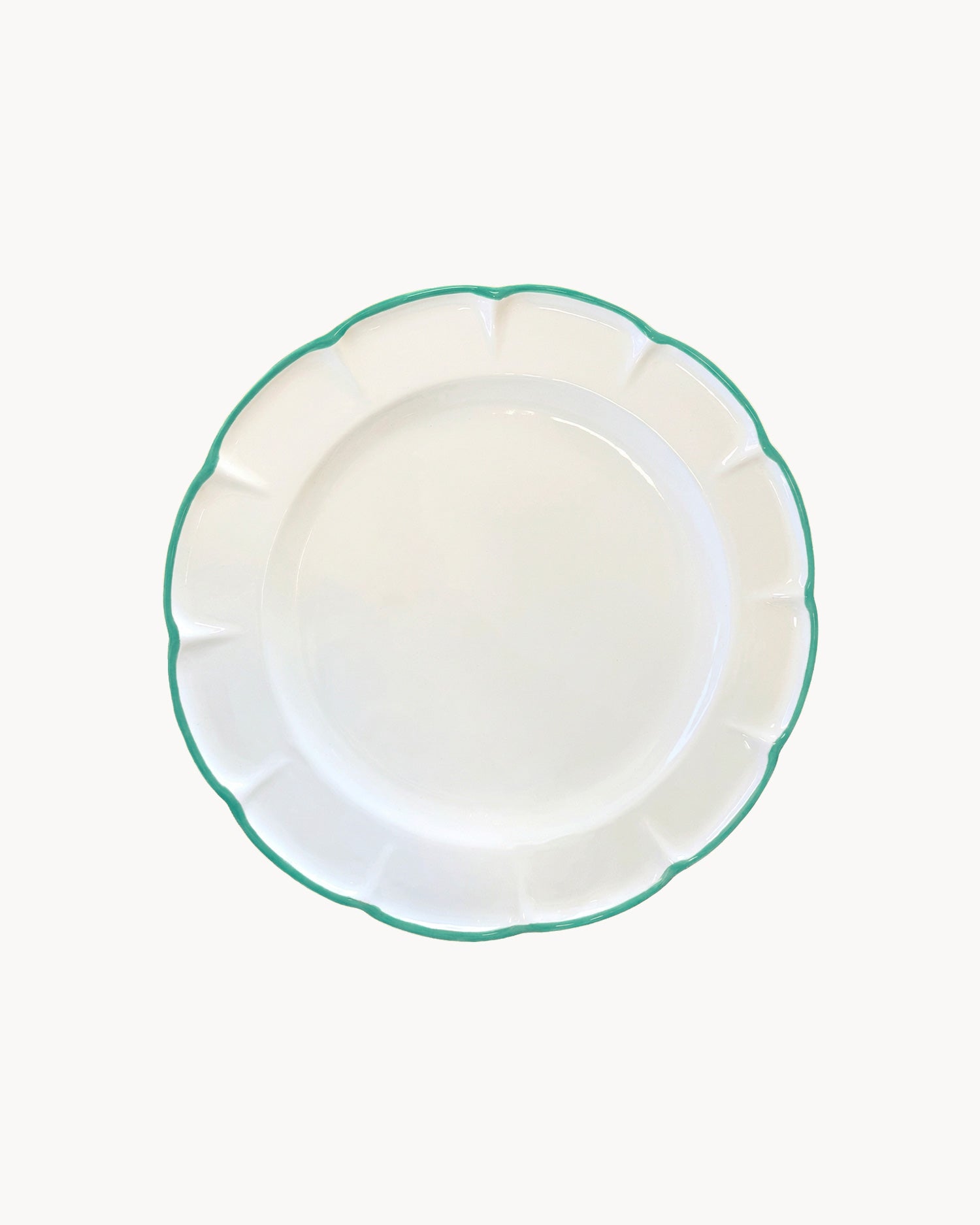 Set 6 piatti da dessert in ceramica realizzati a mano Filo