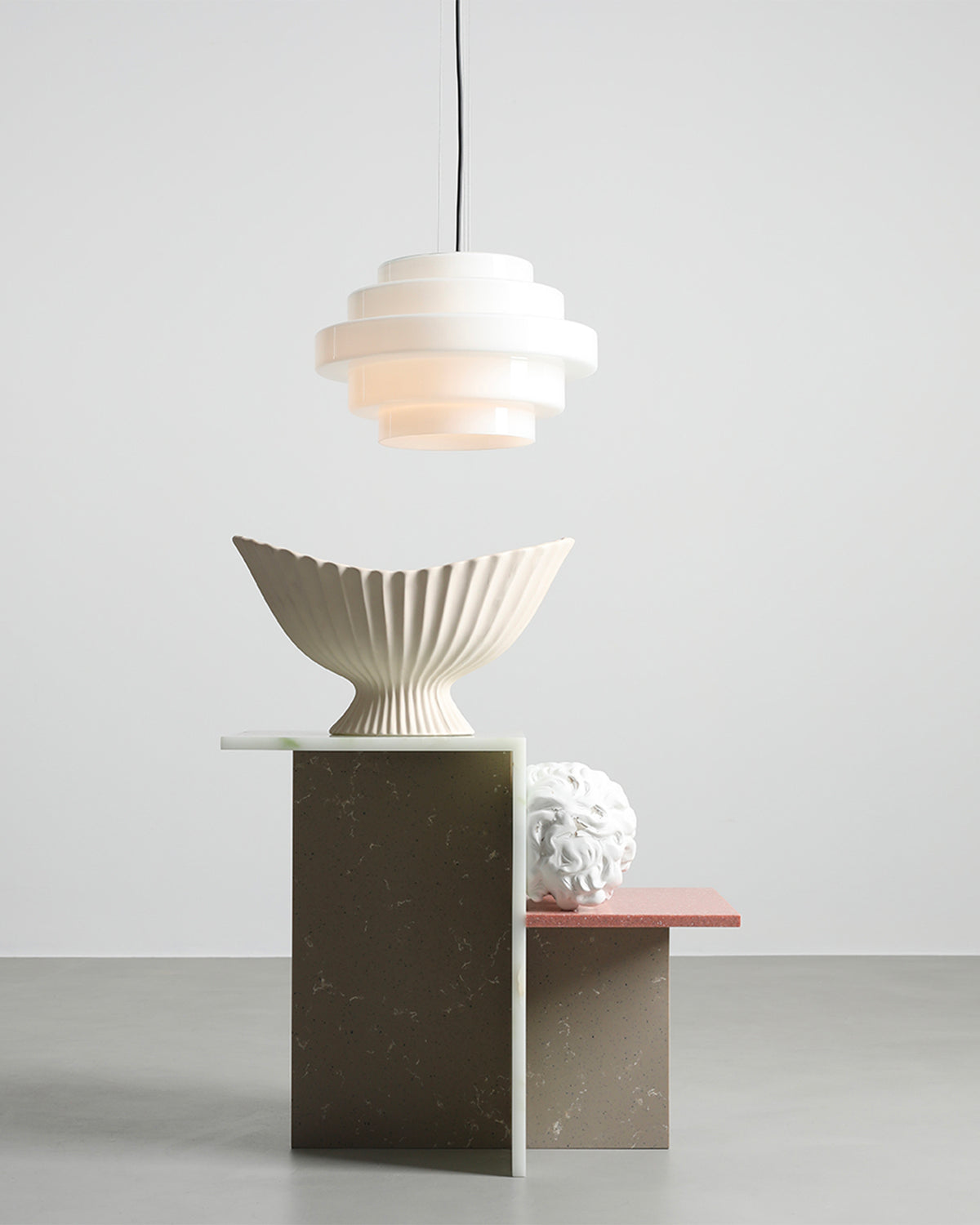 Lampada a sospensione in vetro Filo