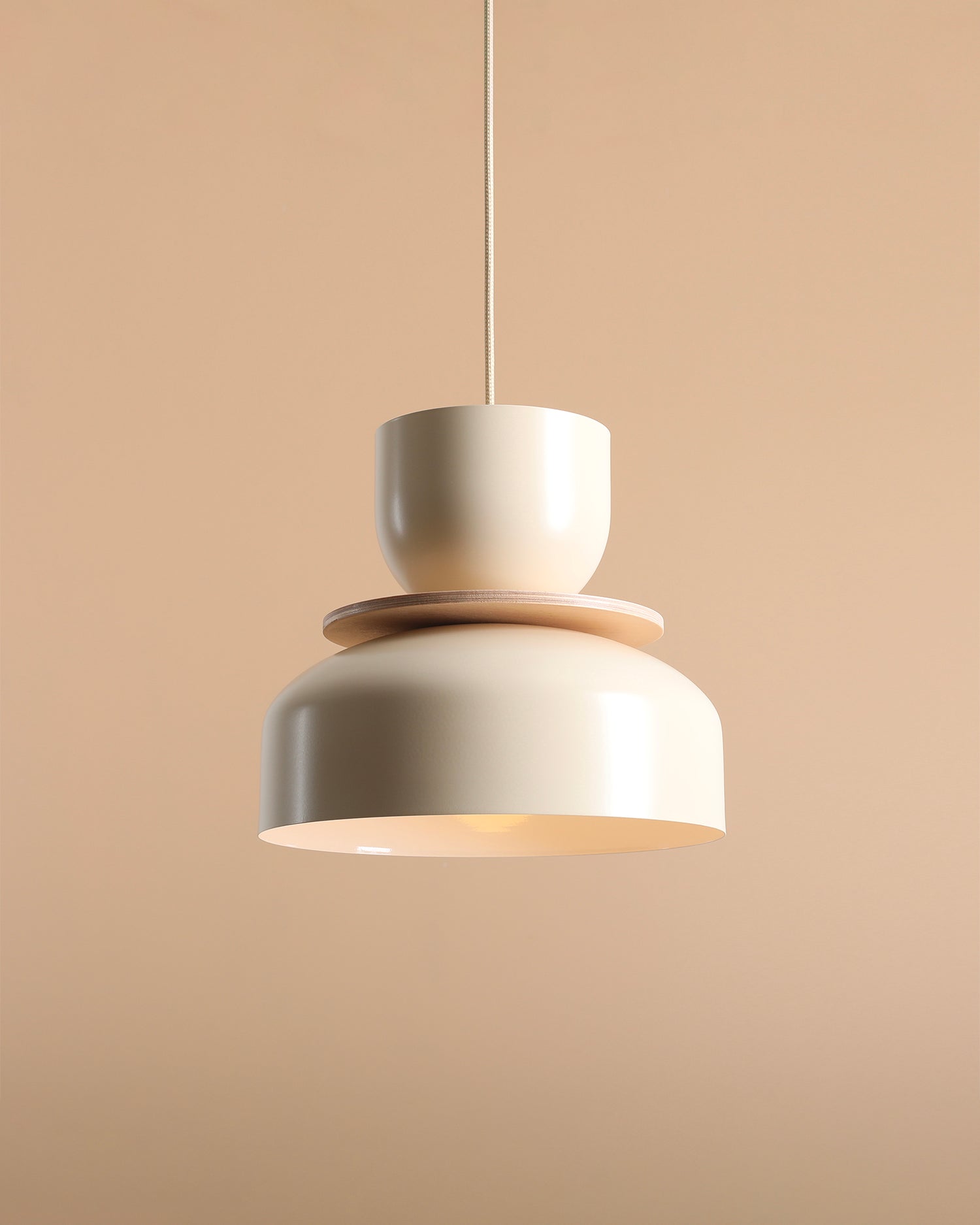 Lampada a sospensione in metallo Uto