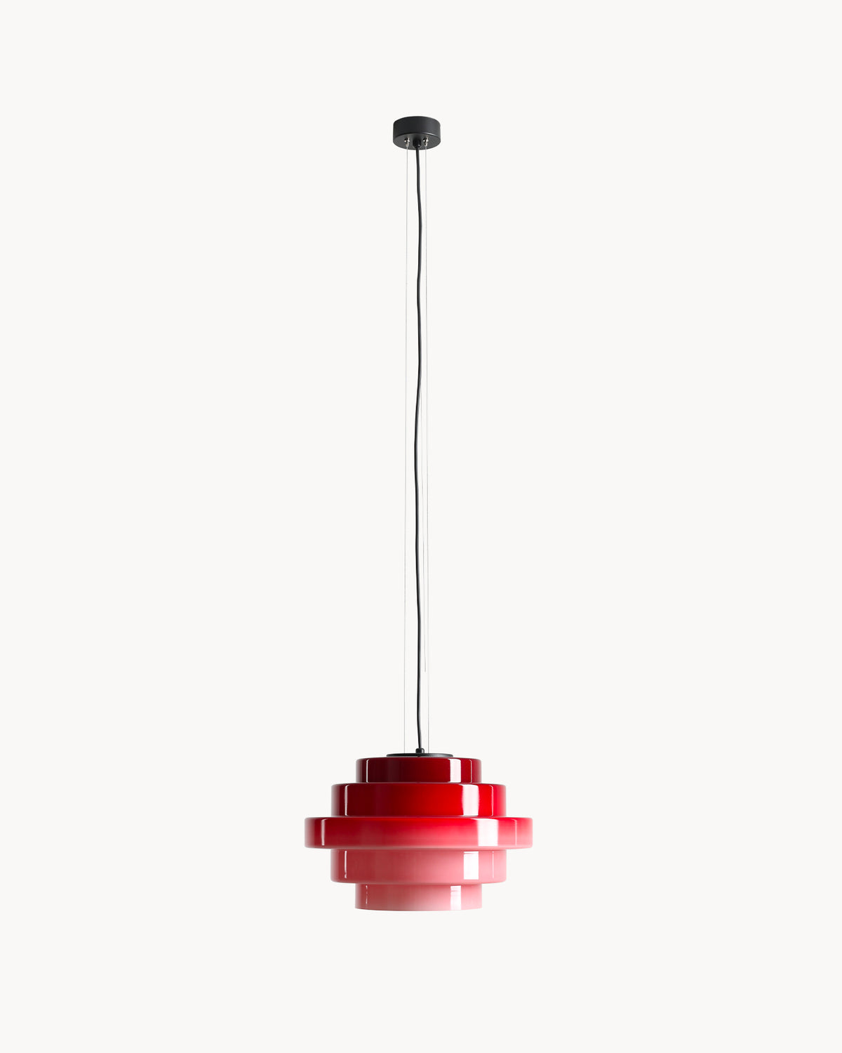 Lampada a sospensione in vetro Filo