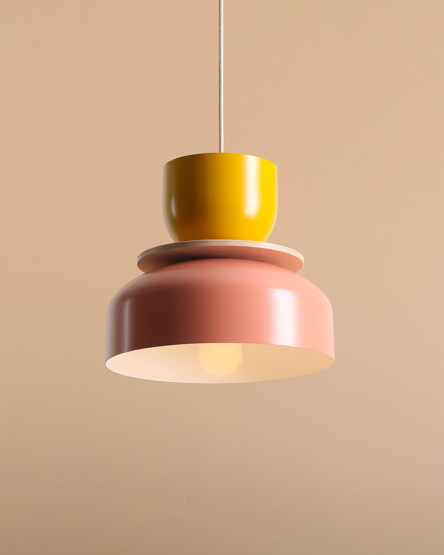Lampada a sospensione in metallo Uto