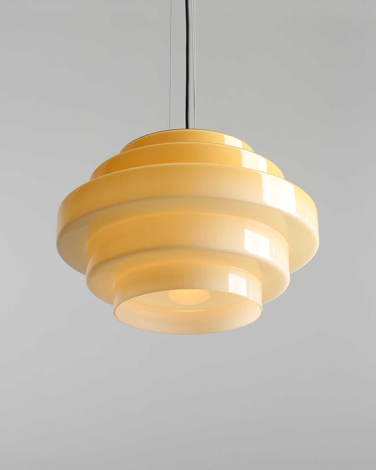 Lampada a sospensione in vetro Filo