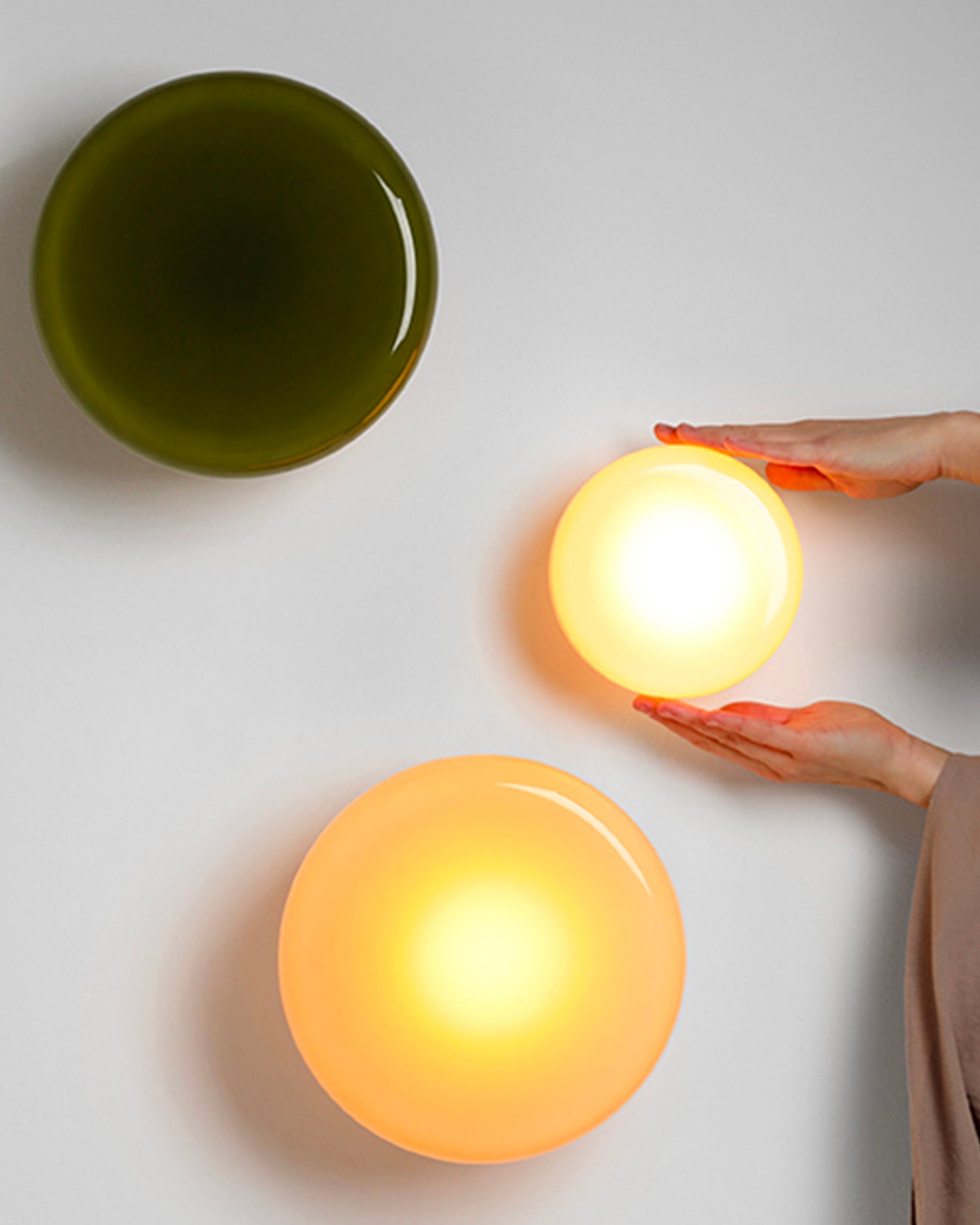 Lampada da parete Bonbon, verde