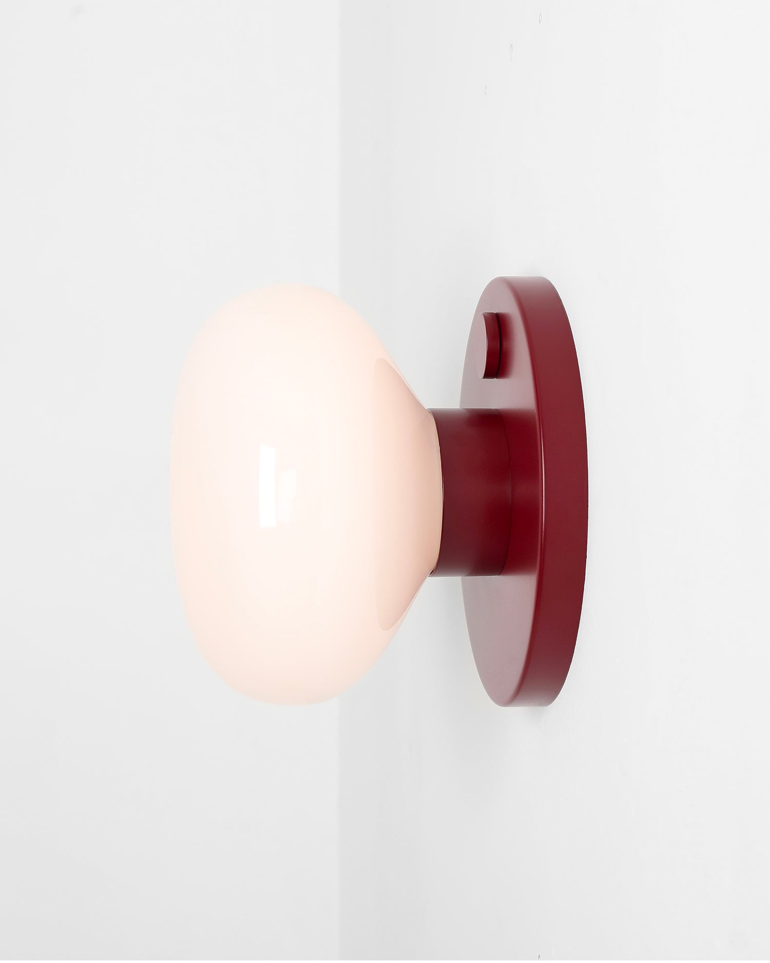 Lampada da parete Flo, burgundy