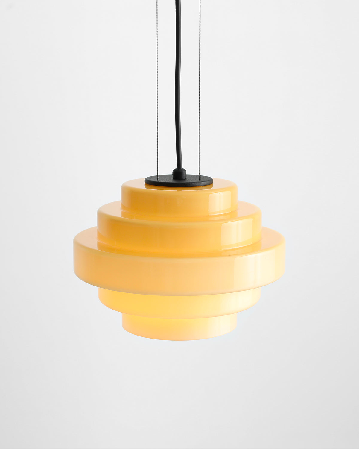 Lampada a sospensione in vetro Filo