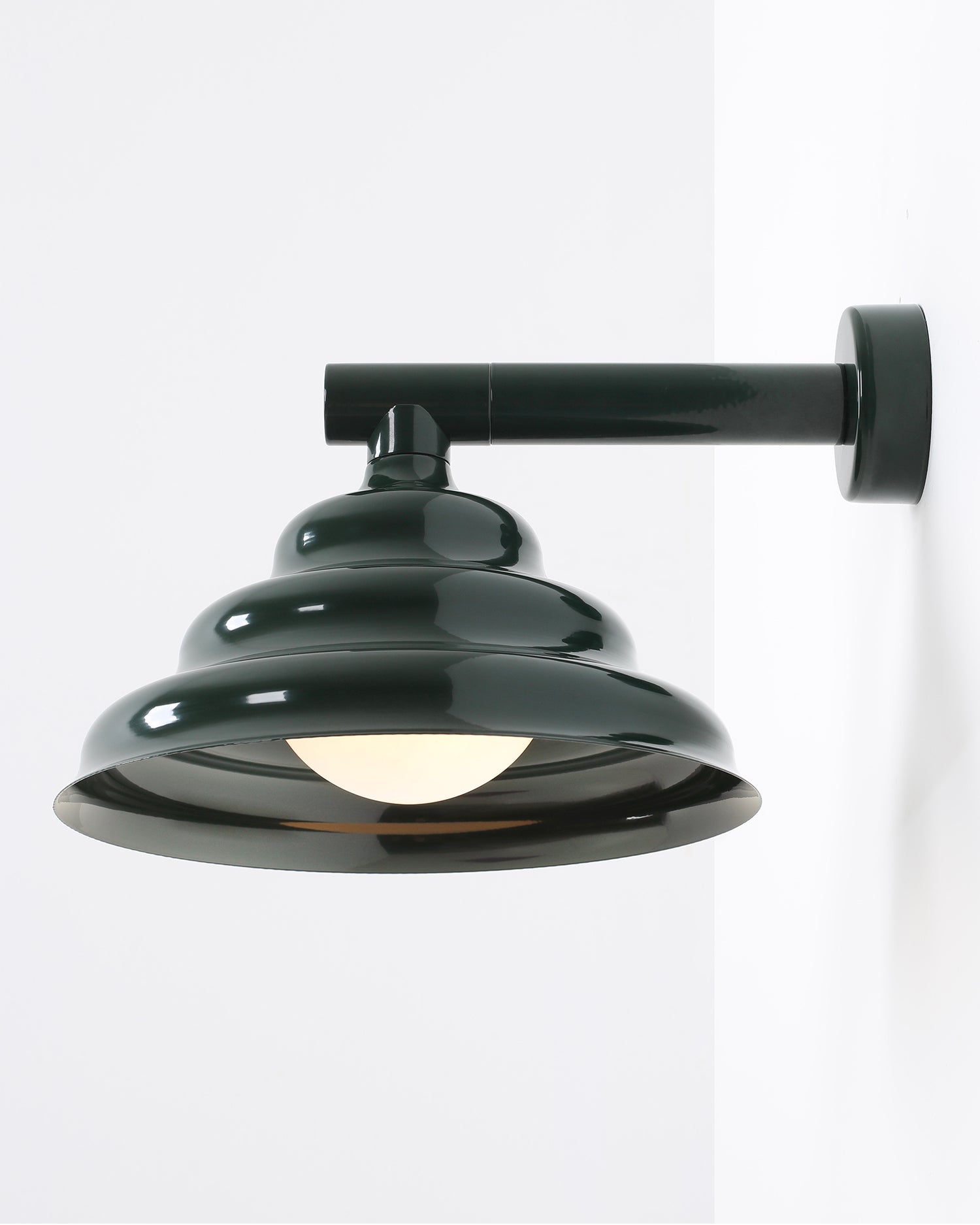 Lampada da parete Wave, verde