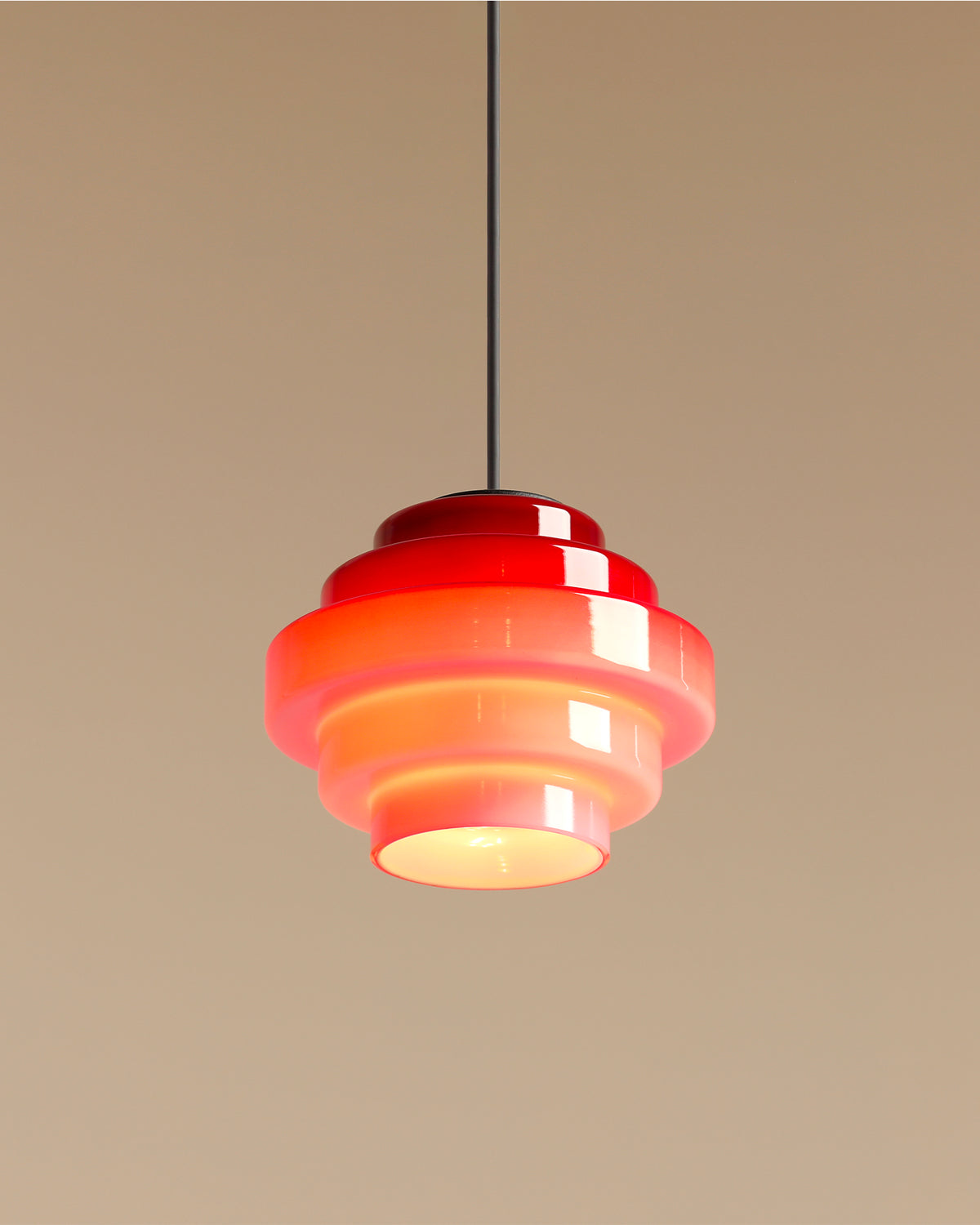 Lampada a sospensione in vetro Filo
