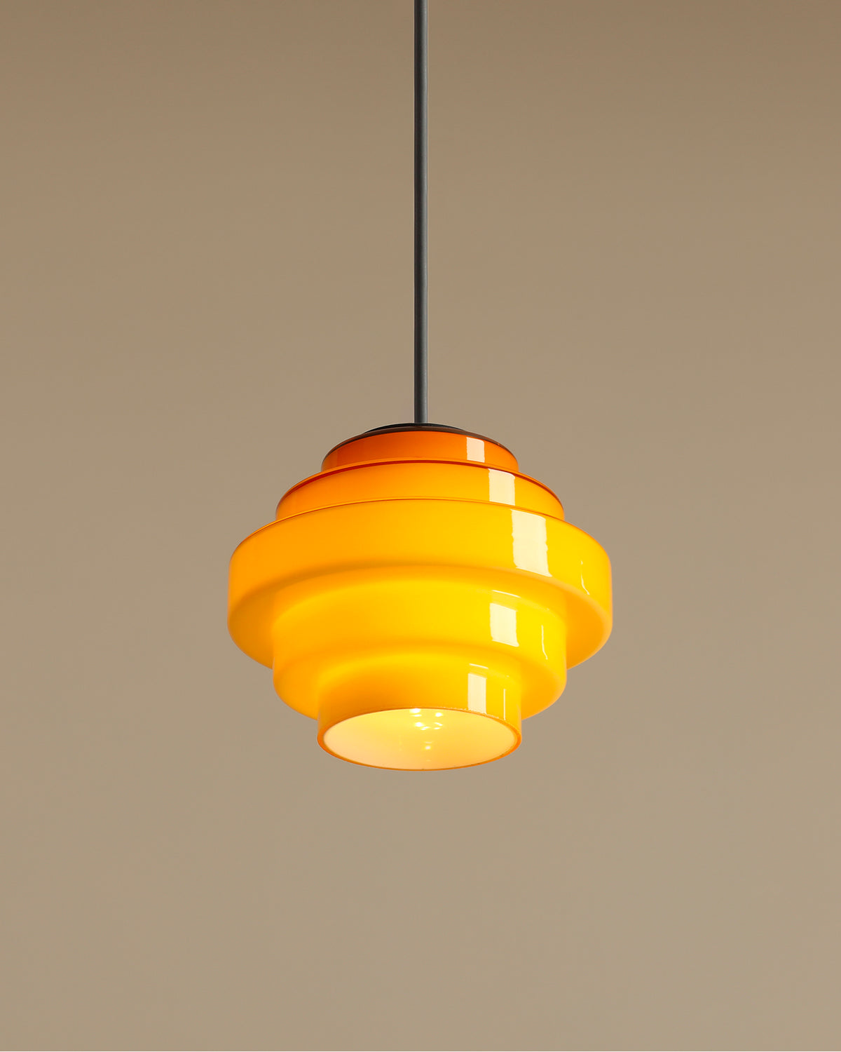 Lampada a sospensione in vetro Filo