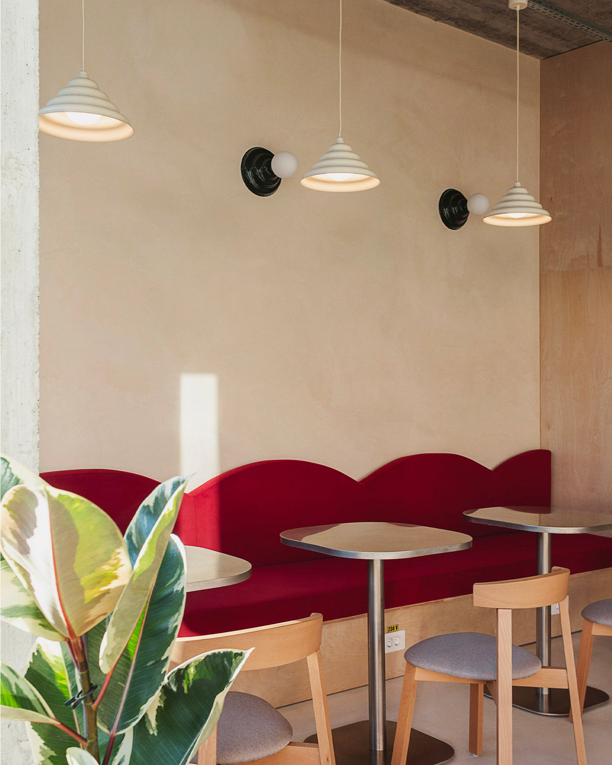 Lampada da soffitto/parete Wave