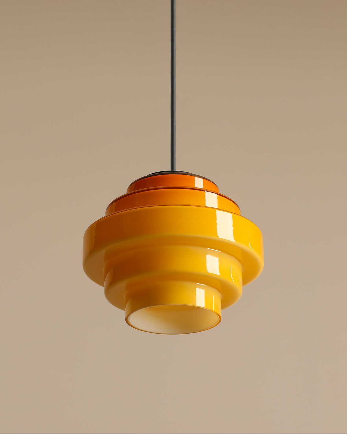 Lampada a sospensione in vetro Filo
