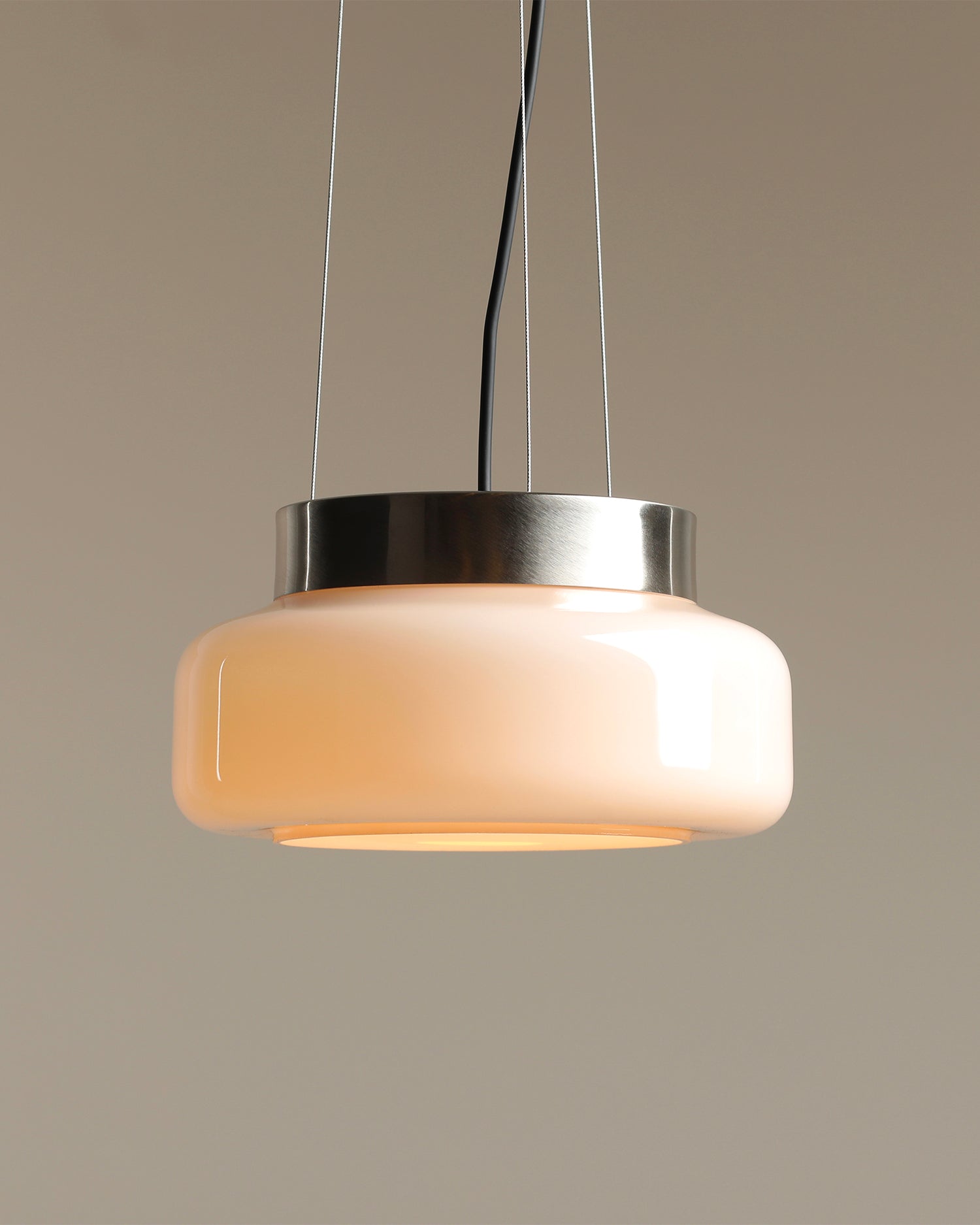 Lampada a sospensione Bonbon, beige