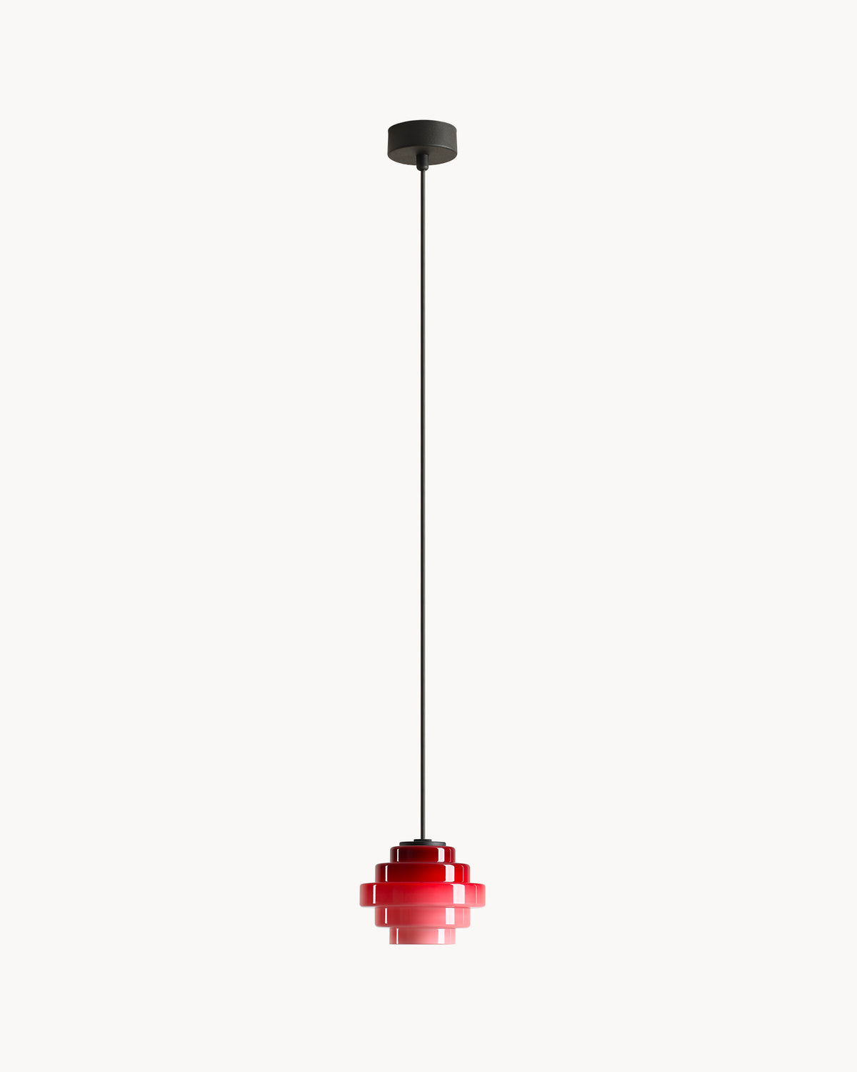 Lampada a sospensione in vetro Filo