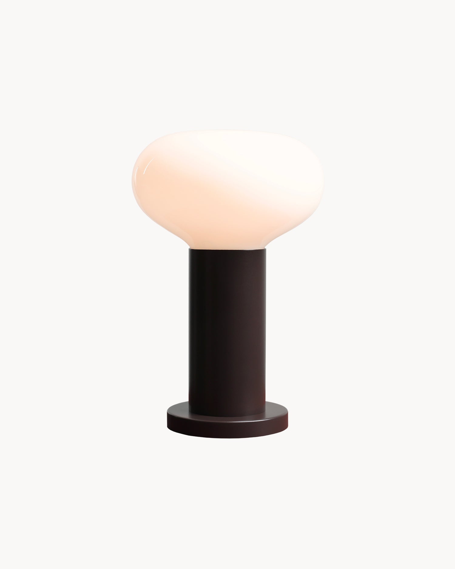 Lampada da tavolo Flo, marrone