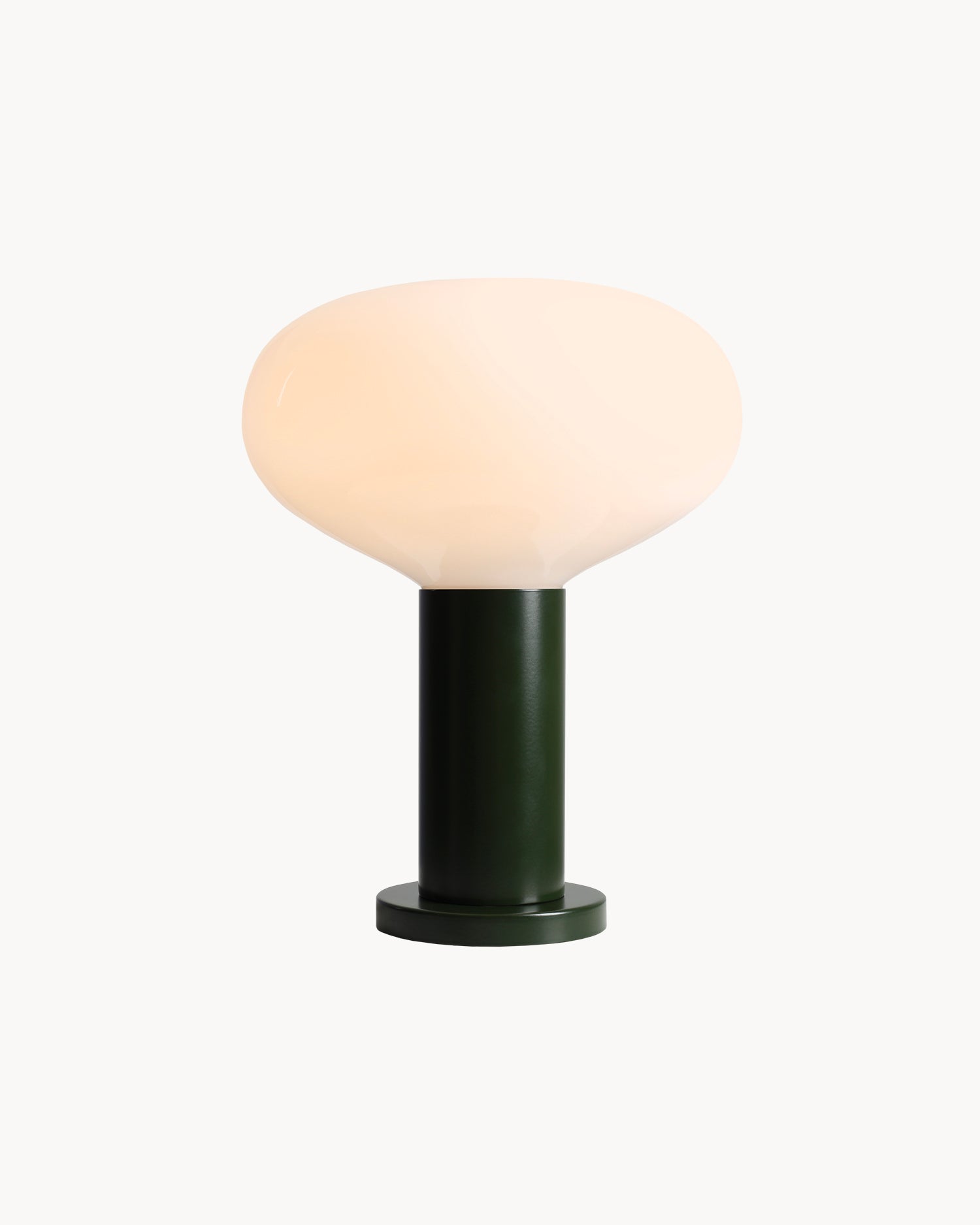 Lampada da tavolo Flo, verde bosco