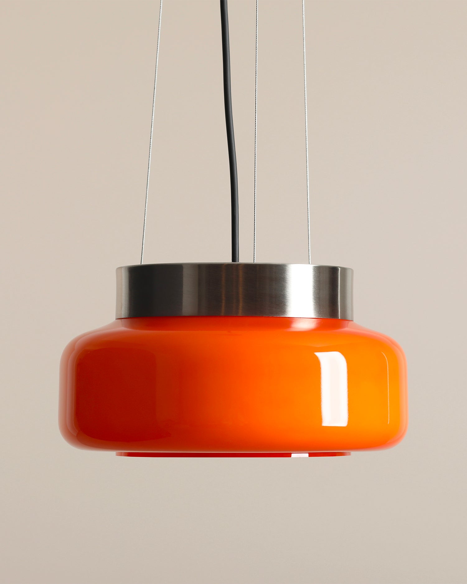 Lampada a sospensione Bonbon, arancione