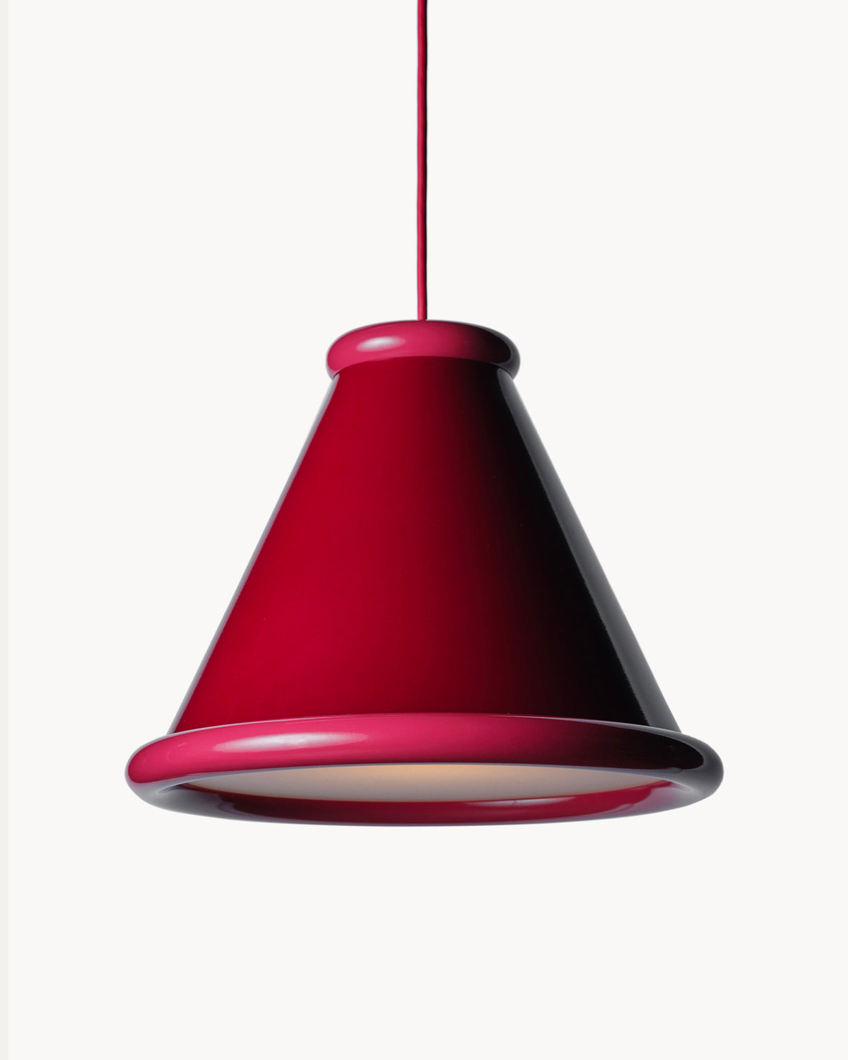 Lampada a sospensione in alluminio Belle