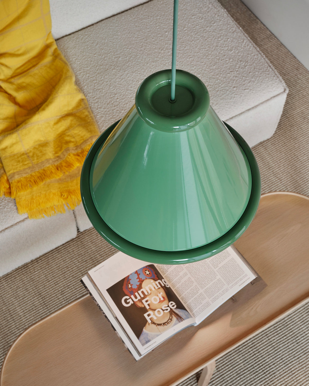 Lampada a sospensione in alluminio Belle
