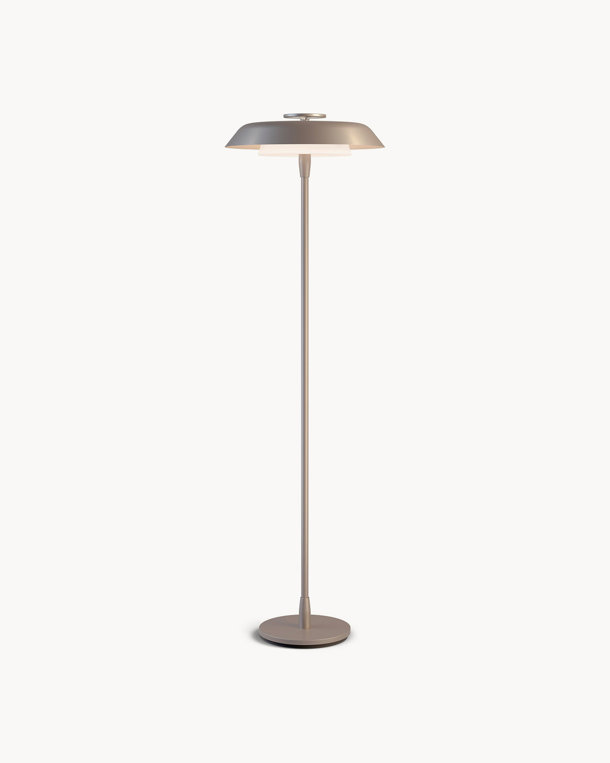 Lampada da terra in metallo e vetro soffiato Horisont