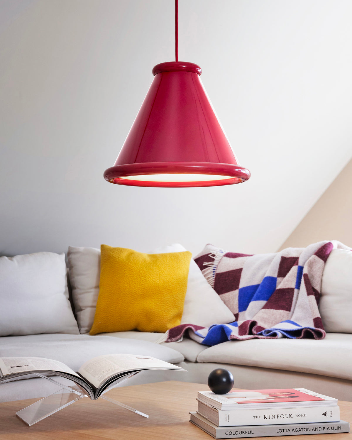 Lampada a sospensione in alluminio Belle