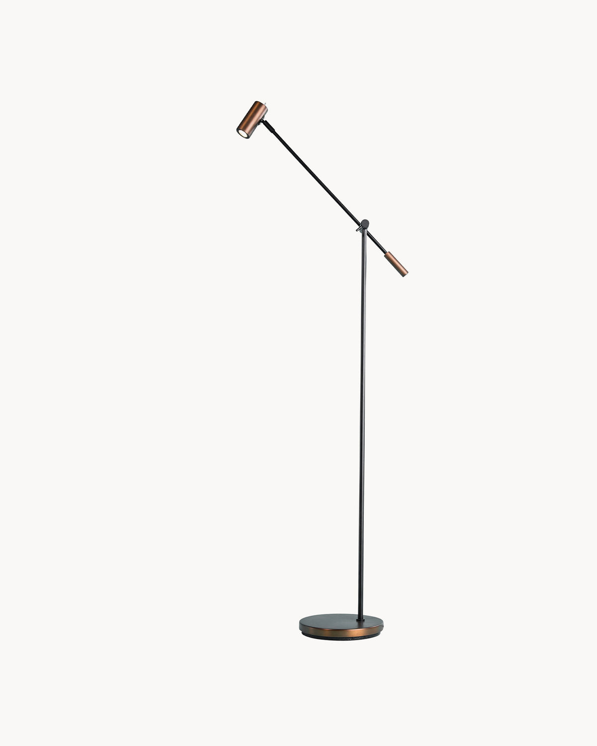 Lampada da terra in metallo dimmerabile Cato