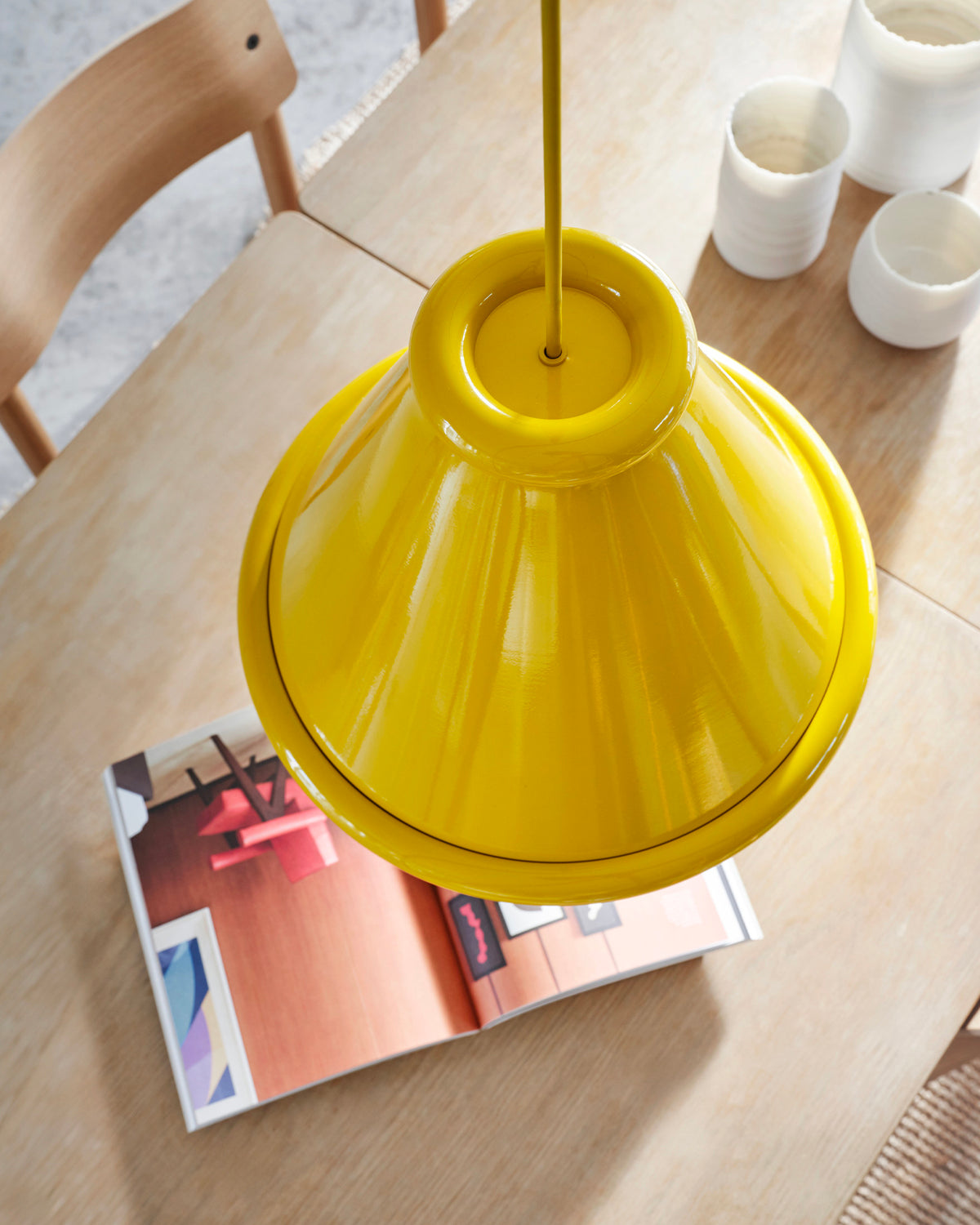 Lampada a sospensione in alluminio Belle