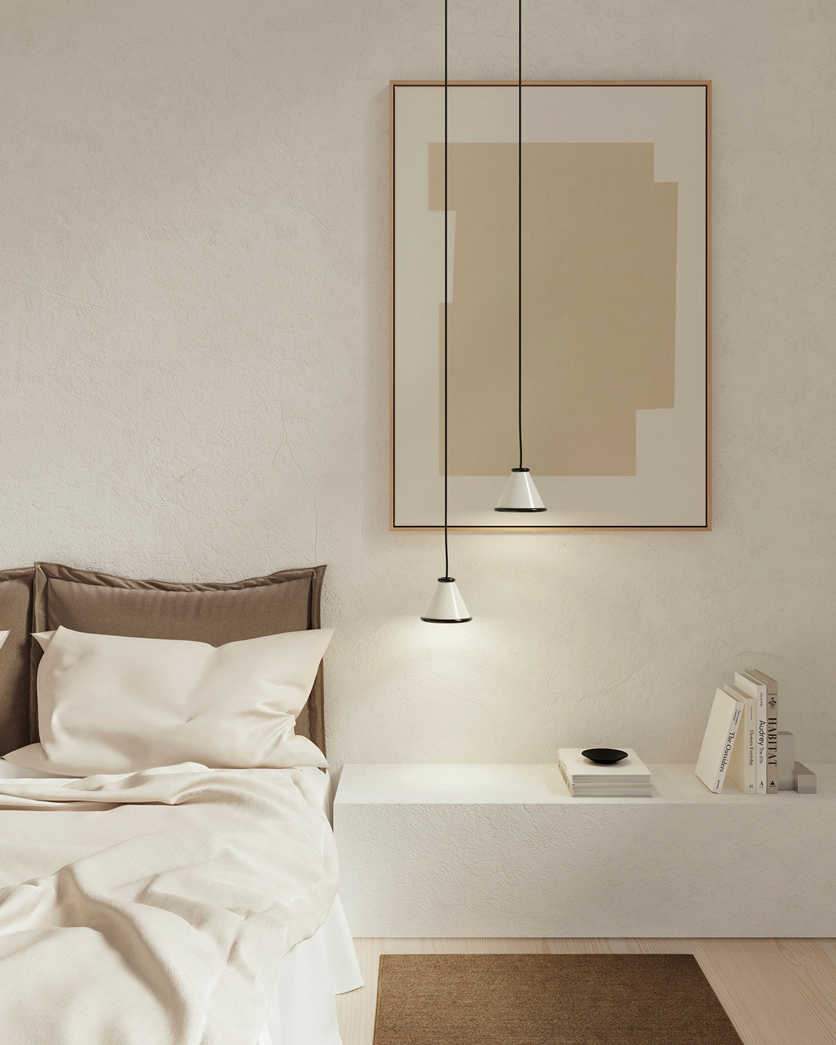 Lampada a sospensione in alluminio Belle
