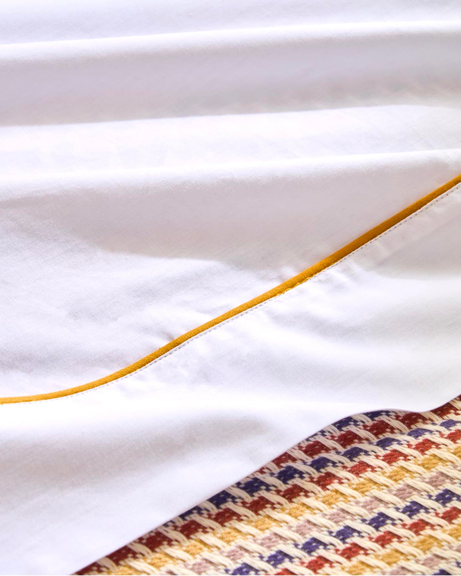 Parure copripiumino matrimoniale in percalle Piper, 5 colori disponibili