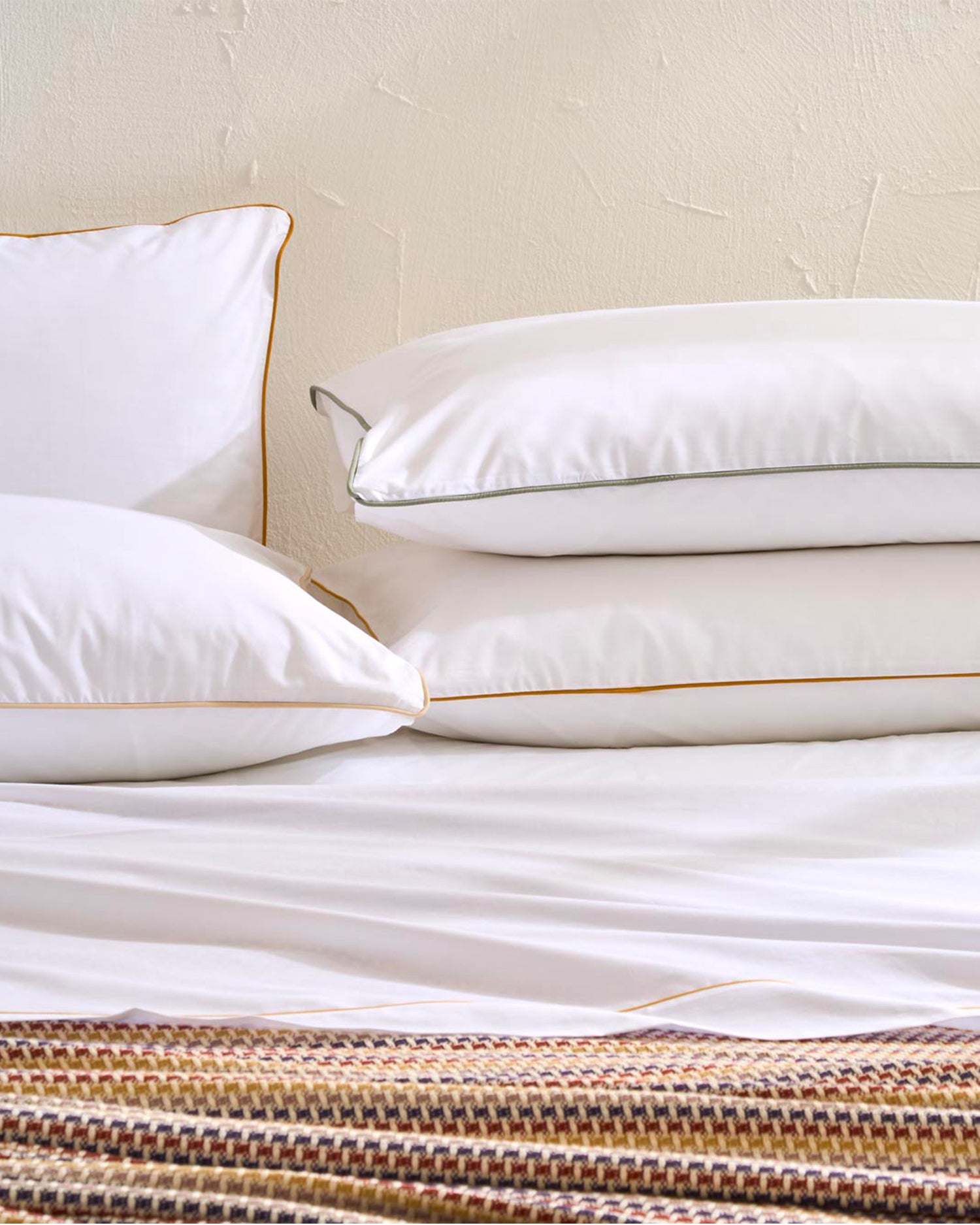 Parure copripiumino matrimoniale in percalle Piper, 5 colori disponibili