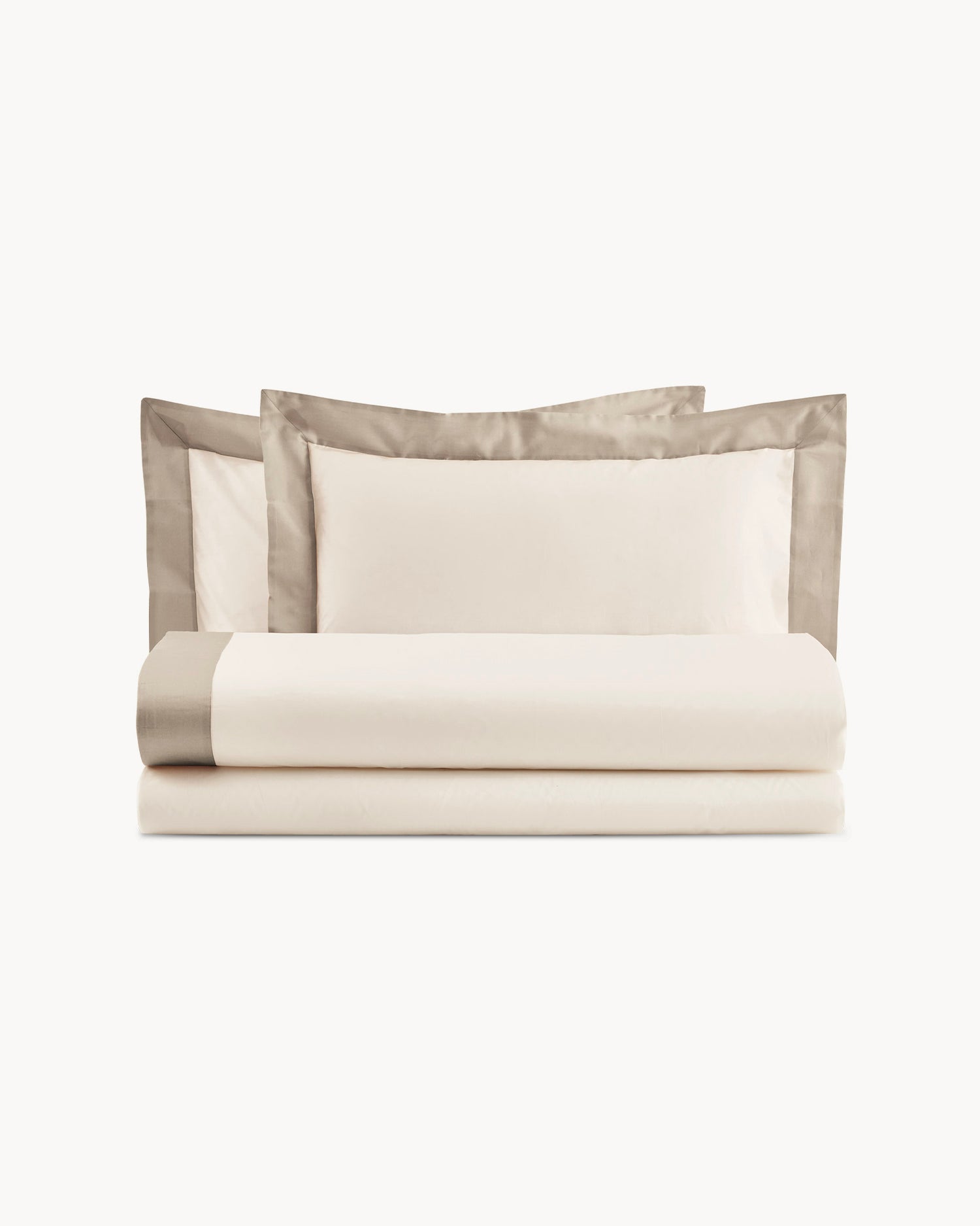 Completo letto in cotone con balze in raso Diamante, 16 colori disponibili