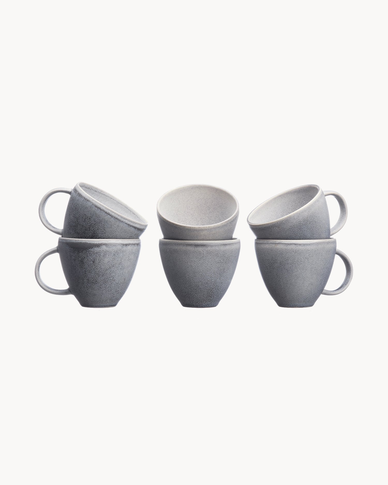 Set 6 tazze in grès Stone