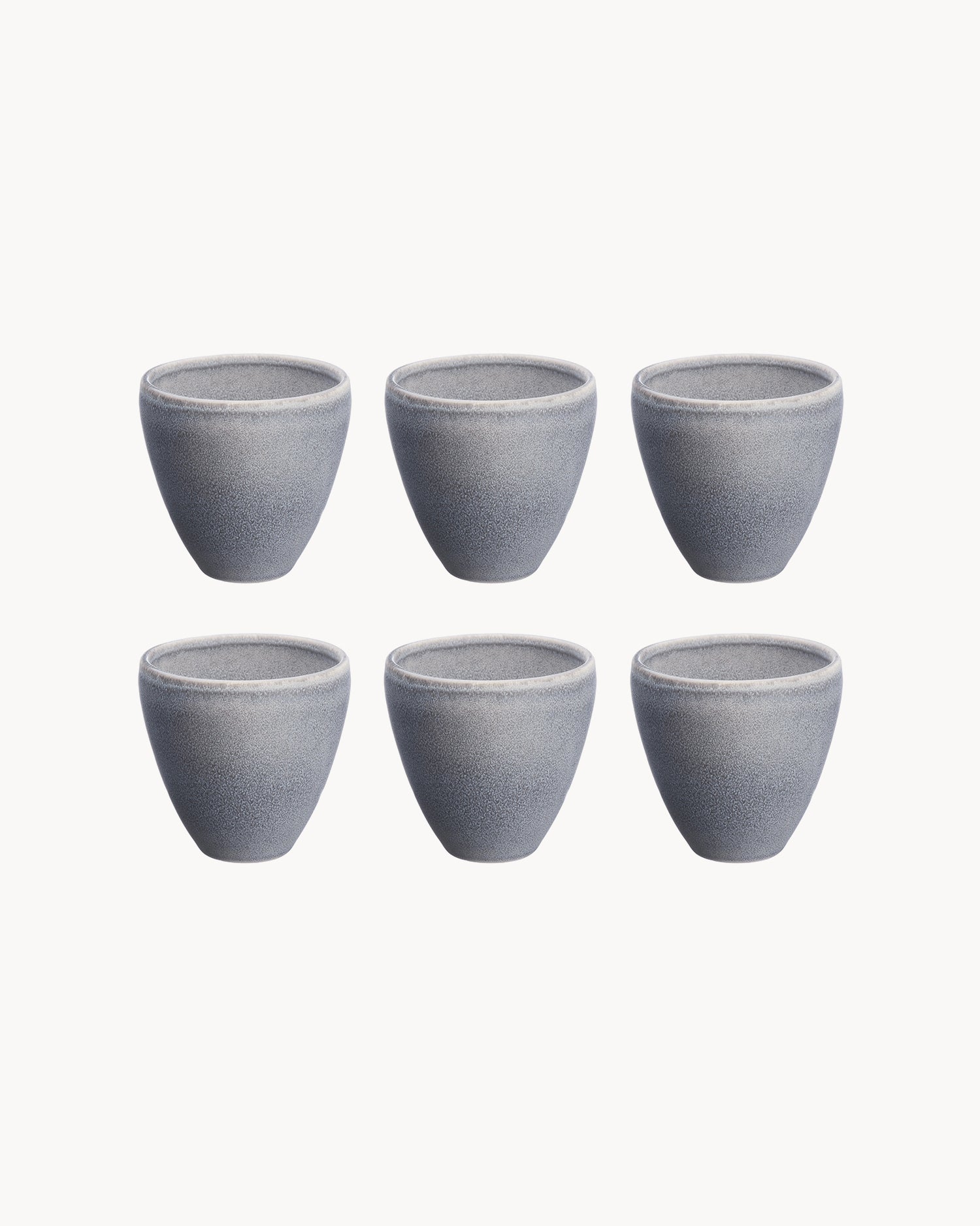 Set 6 tazzine in grès Stone
