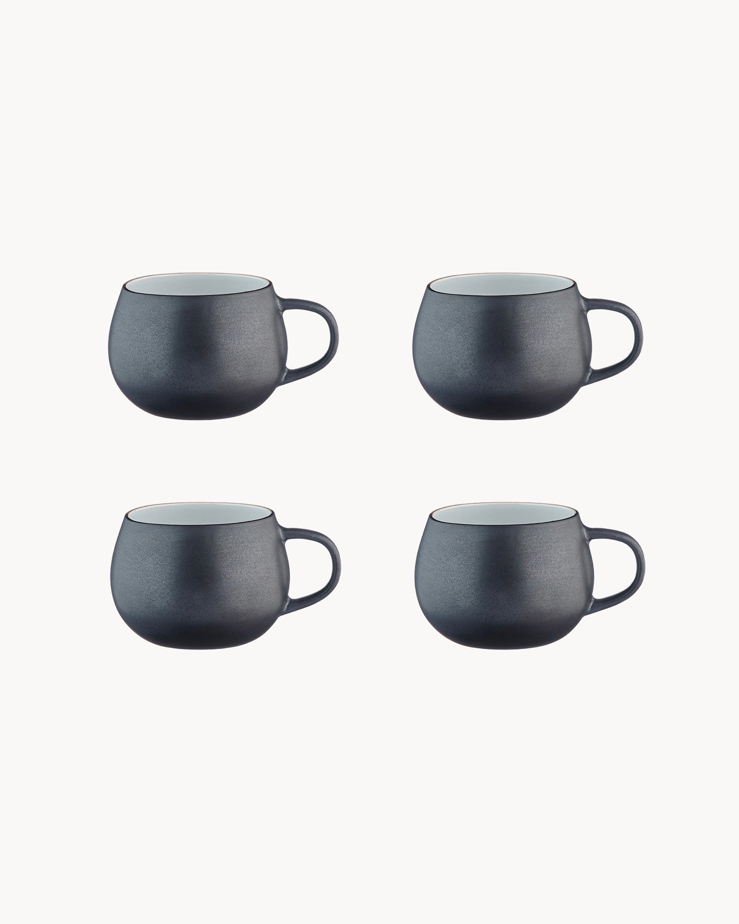 Set 4 tazze in grès Gourmet