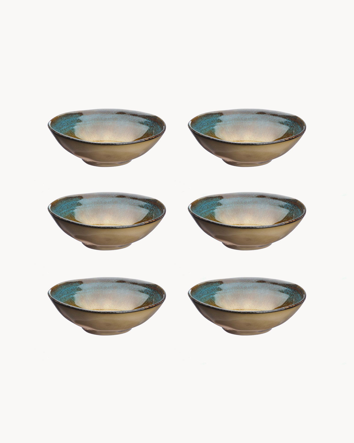 Set 6 bowl in grès Island