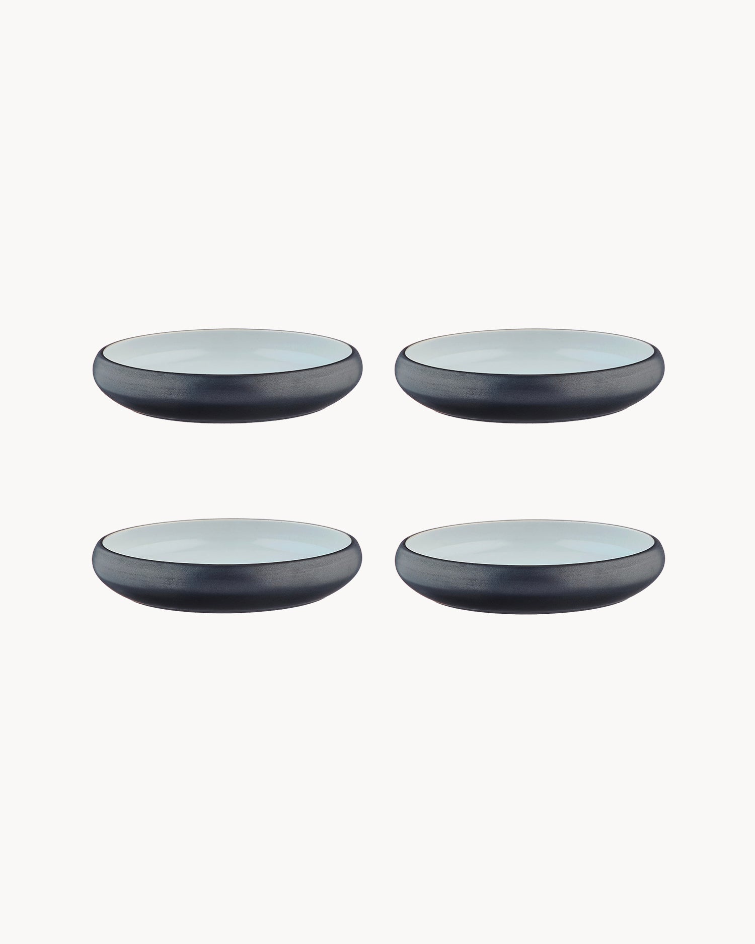 Set 4 piatti fondi in grès Gourmet