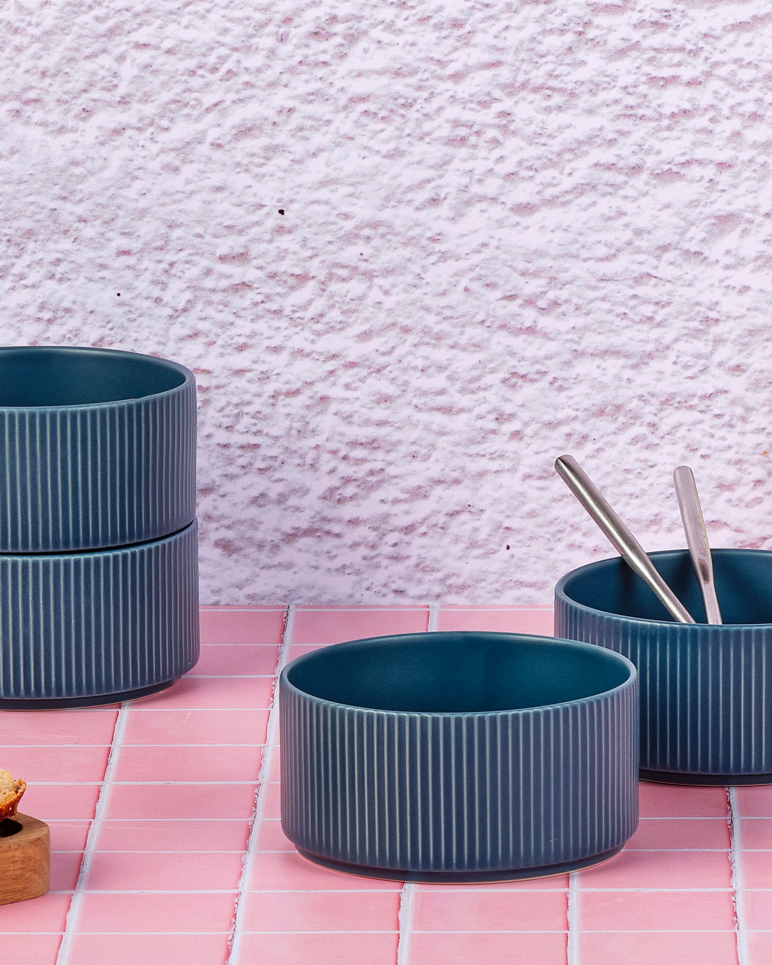 Set 4 bowl in grès Scandi