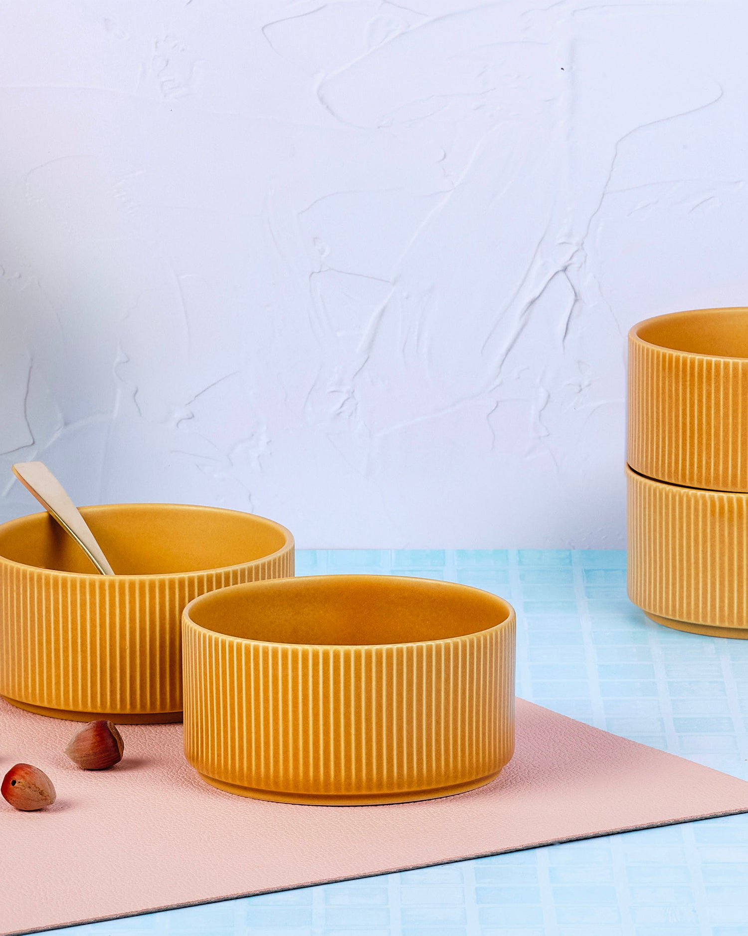 Set 4 bowl in grès Scandi