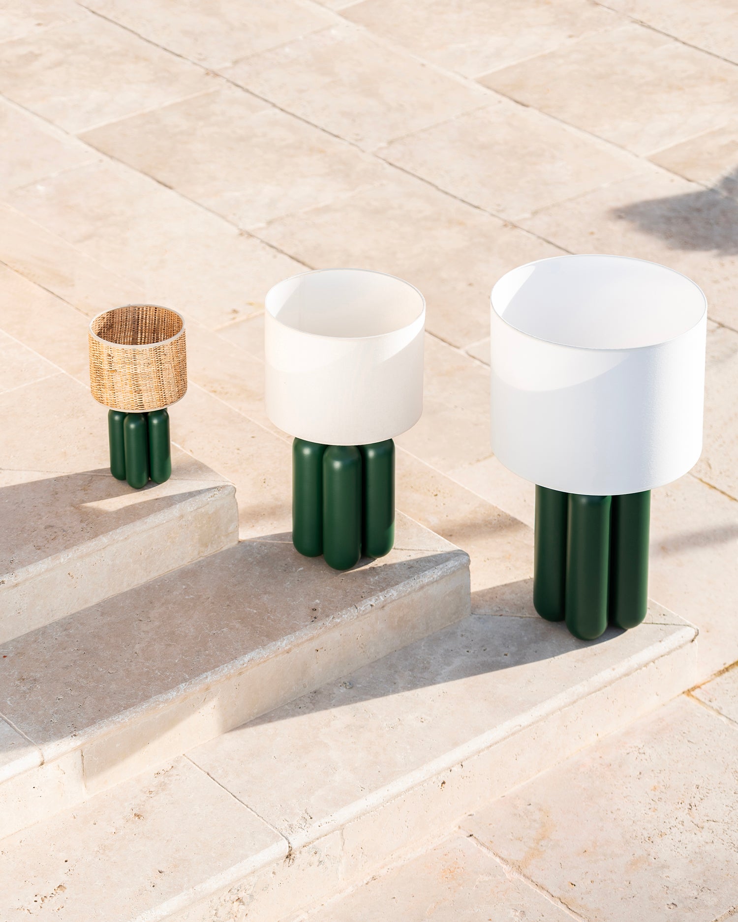 Lampada in legno con paralume La Petite Charlotte