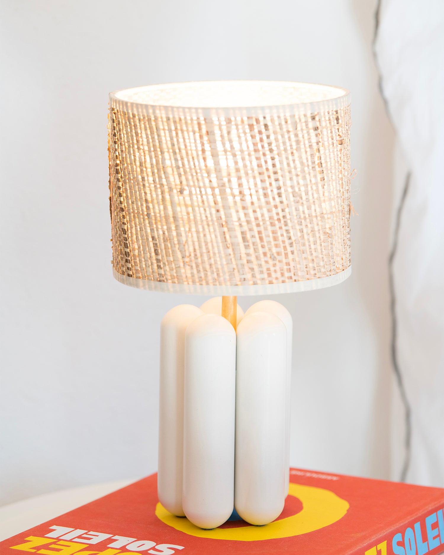 Lampada in legno con paralume La Petite Charlotte