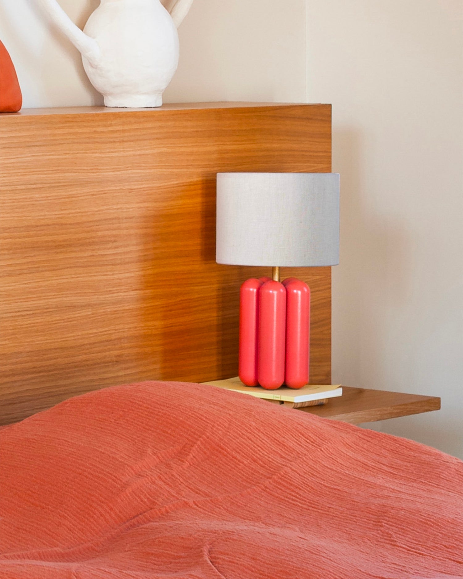 Lampada in legno con paralume La Petite Charlotte