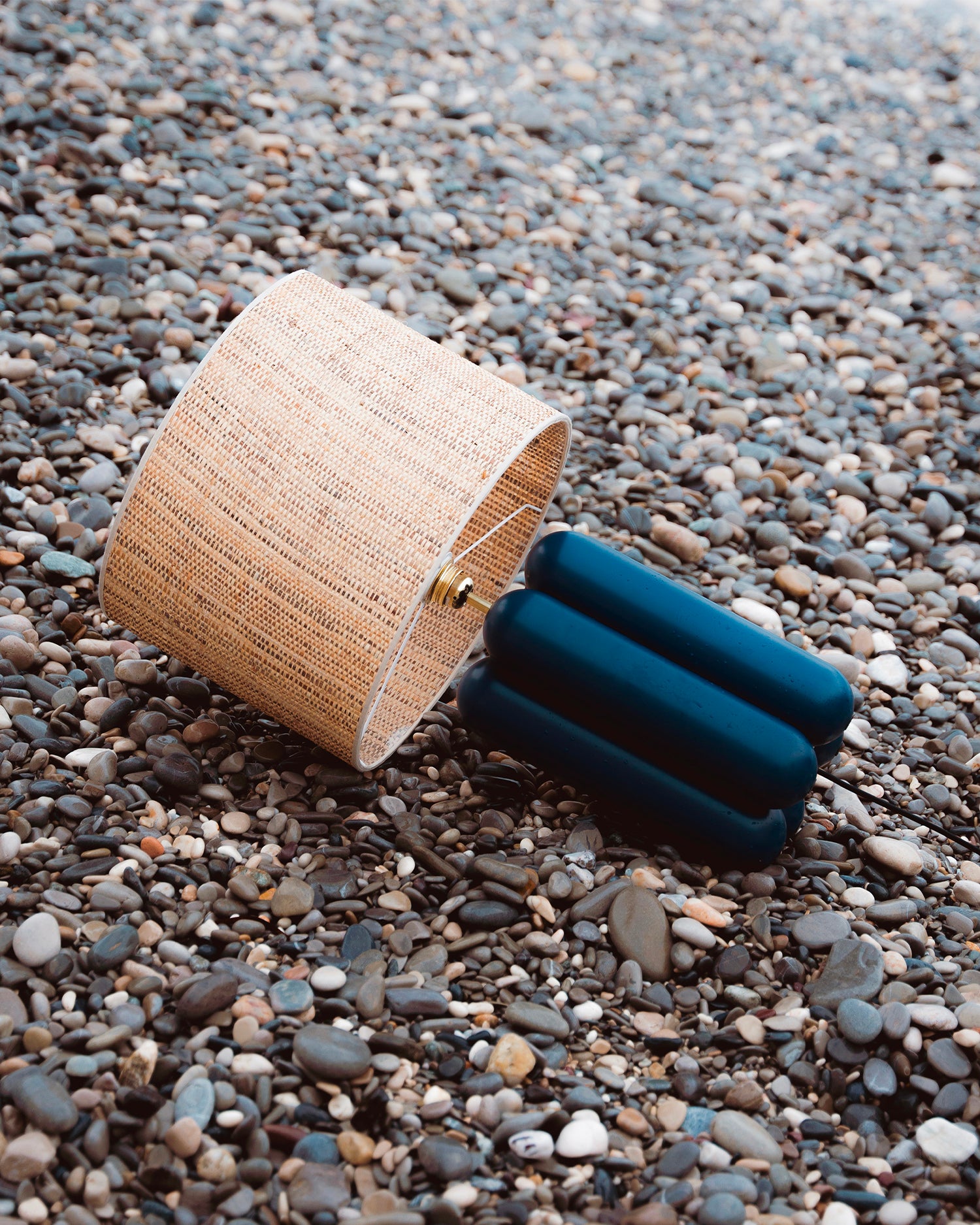 Lampada in legno con paralume La Grande Charlotte