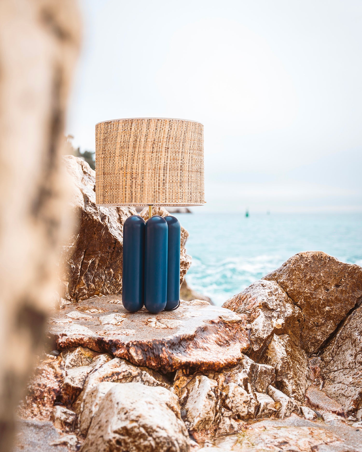 Lampada in legno con paralume La Grande Charlotte